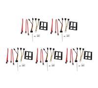 ISTOVO 5X Support de Kit de pour Lecteur de Disque Dur Interne 2 x 2,5 Pouces SSD Une 3,5 Pouces (Câbles de Données et Câbles d'alimentation Inclus)
