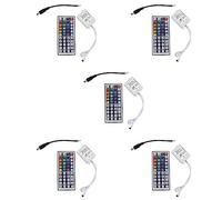 ISTOVO 5X Telecommande de 44 Touches IR Sans Fil avec Recepteur pour 5050 3528 RVB SMD LED Bande de
