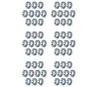 ISTOVO 60 Pièces 6700- Haute Qualité 6700 10X15X4mm Joint Miniature Roulement à Billes à Gorge Profonde, Bleu