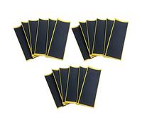 ISTOVO 60 Pièces Séries/Lot Noir Touche Pont Uncut Bande Autocollants Noir Mousse Grip Bande Autocollants 38mm x 110mm