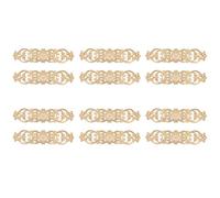 ISTOVO 6pièces 40Cmx10Cm Stickers Sculpture sur Bois Coin Sculpté Fleur DéCoration de Armoire Porte Lit Patch DéCoratif Onlay Bois Applique