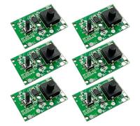 ISTOVO 6X Carte de Commande de Chaîne de Lampe Solaire 1.2V avec Interrupteur Module de Contrôleur de Panneau de Commande de Réverbère Solaire