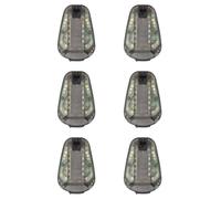 ISTOVO 6X Casque Survie Gyrophare Lumière Stroboscopique pour Casque Sécurité de Survie Lampe de Poche IR Signal Étanche avec Magic Tape D