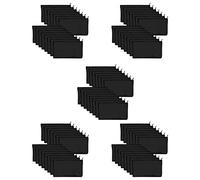 ISTOVO 75 Pièces Séries Noir Blanc Toile Sac 8.3X4.7 Pouces Papeterie Stockage Fermeture éclair Sac Bricolage Graffiti Porte-Crayon Bricolage Cadeau Sac