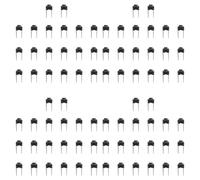 ISTOVO 80 Pieces 6 X 6 X 5 mm Tact Switch Momentane Interrupteur Bouton-Poussoir Tactile 2 Broches DIP Trou Traversant