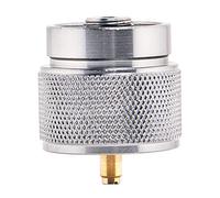 ISTOVO Adaptateur de RéChaud de Camping 1LB EntréE de RéServoir de Propane et Une Vanne Lindal EN417 Sortie Bouteille ExtéRieure LPG Canister Convertir