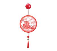 ISTOVO an Lunaire Chinois Décoratif Chanceux Suspendus LED Couleur Lumières Acrylique Signe Lumière, Une Installation Facile