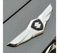 ISTOVO Auto Emblèmes pour Suzuki SX4 S-Cross 2021 2022 2023,Métal Voiture Logo Badge Calandre Avant Couvercle Emblèmes Ornements Remplacement de l'emblème du Capot Accessoire de Voiture,D