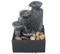 ISTOVO Bureau à Domicile Petite Chanceux Ornements d'eau Qui Coule Paysage DéCoration Artisanat Cadeaux