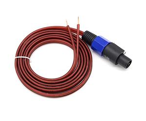 ISTOVO Câble de Haut-Parleur Speakon Câble à ExtréMité Ouverte à Fil Nu, Speakon à Câble de Haut-Parleur Cordon de Connexion D'Amplificateur de Cordon Audio pour DJ/PA