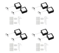 ISTOVO Câble de Verrouillage de Télécommande Rétractable, 2 M, Verrou de Sécurité de Télécommande pour TV et DVD, 8 Pièces