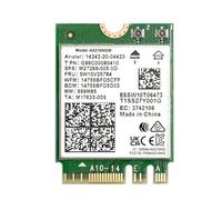 ISTOVO Carte Réseau sans Fil WiFi 6E AX210 Bluetooth 5..2 5374 Mbps 2,4 GHz 5 GHz 6 GHz 802.11ax Adaptateur WiFi pour PC Portable
