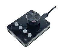ISTOVO Clavier programmable multimédia Bouton USB Clavier personnalisé avec Minimaks Tête Contrôleur ( Bouton Blanc)