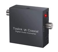 ISTOVO Convertisseur Coaxial Bidirectionnel, SPDIF Optique Toslink vers Toslink Coaxial et Convertisseur Coaxial vers Optique SPDIF Toslink