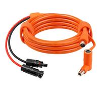 ISTOVO Corbe D'Extension Du Panneau Solaire, Câble D'Adaptateur de 8m DC 8 mm avec Connecteur Solaire à la Bougie Mâle DC7909 / 8020, Fil de Cuivre en Conserve