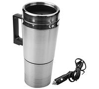ISTOVO de Chauffage de Voiture, Machine à Café pour Voiture Portable 12V 300Ml Simple ThéIèRe Couvercle de Tasse de Chauffage de VéHicule Bouteille d'eau ExtéRieure éLectrique