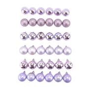 ISTOVO DéCorations de NoëL Incassable NoëL Ensemble D'Ornement d'arbre Boules de DéCoration Nouveau Violet