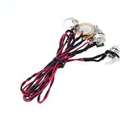 ISTOVO double Piezo Pickup Pick-up 6,35mm Jack avec un controle de volume et de tonalite pour Guitare acoustique ukulele