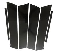 ISTOVO Garnitures de Pilier Fenêtre Voiture pour Peugeot 308 2012 2013 2014, Poteaux Pilier Montant Porte B/C Garniture Autocollant Colonne Protection Bande