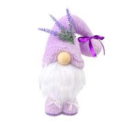 ISTOVO Gnomes Suédois Lavande Décoration pour Violet Pastel Été Plateau à Plusieurs Niveaux en Peluche Décor Nordique Installation Facile