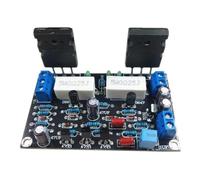 ISTOVO HiFi Mono Channel Audio Amplifier Board 100W 2SC5200+ 2SA1943 Dual DC35V Speaker Output for Home Theater DIY Projects