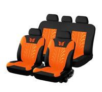 ISTOVO Housse de Siege Voiture pour Accord 5-Door Hatchback CG/CF6-7/CH/CL2-4, Confortable Respirant étanche à la poussière Siege Car Interieu Protecteurs Accessoire,F/Orange