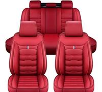 ISTOVO Housses de Siège de Voiture pour Mini Countryman 2011-2016, PU Cuir Imperméable Antidérapant Housses De Siège Interieur Accessoires,C/Red