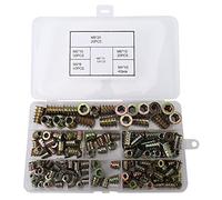 ISTOVO Inserts FiletéS ÉCrous, Kit D'Outils D'Assortiment D'Inserts en Bois, Vis de Meubles / M5 / M6 / M8 Fixation de Boulon (165 PièCes SéRies)