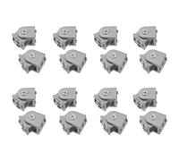 ISTOVO Joint de Pivot en Alliage D'Aluminium de 16 PièCes SéRies Convient pour Profil D'Extrusion D'Aluminium SéRie 2020 Joint de Pivot Flexible 2020 Profil en Aluminium