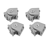 ISTOVO Joint de Pivot en Alliage D'Aluminium de 4 Pièces Séries Convient pour Profil D'Extrusion D'Aluminium Série 2020 Joint de Pivot Flexible 2020 Profil en Aluminium