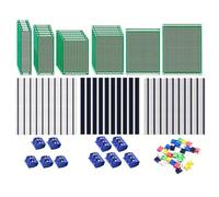 ISTOVO Kit de Carte de Circuit Imprimé Universel 92PCS pour Prototype de PCB, Idéal pour les Kits Électroniques DIY et les Kits de Soudage.