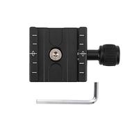 ISTOVO La Pince QR à Plaque de Fixation en Aluminium de 50 mm s'adapte à Standard pour Rotule de TréPied