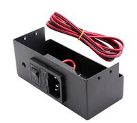 ISTOVO Logement d'alimentation de Commutation 220V / 110V 12V / 24V 360W Interrupteur d'alimentation Mâle