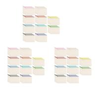 ISTOVO Lot de 120 trousses en toile vierge avec fermeture éclair pour crayons, maquillage, voyage, bricolage, école (S)