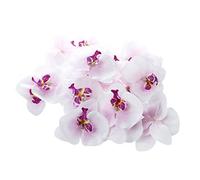 ISTOVO Lot de 20pcs 9cm Orchidee Papillon Fleur Artificielle de Fleur Decor pour Mariage Accessoire de Barrette