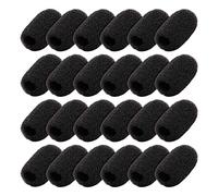 ISTOVO Lot de 24 Mini Mousse Pare-Brise Casque Microphone éPonge Mini Mousse Couverture Bouclier Protection pour Cravate et Micro