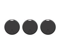 ISTOVO Lot de 3 Traceurs GPS pour Véhicules, Localisateur de Clés, Traceur GPS, Mini Traceur GPS, Traceur GPS pour Animaux de Compagnie, Noir