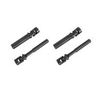 ISTOVO Lot de 4 arbres d'entraînement en métal pour Yikong YK4102 YK4103 CR3.4 KHAMBA 1/10 RC Crawler Pièces de mise à niveau de voiture