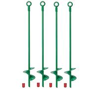 ISTOVO Lot de 4 crochets d'ancrage au sol pour abri de jardin, tente de camping, auvents, balançoires