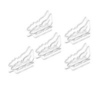 ISTOVO Lot de 4 Verrous Adhésifs Extra-Forts pour Portes et Fenêtres Coulissantes en Verre, pour la Sécurité des Enfants et de