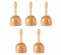 ISTOVO Lot de 5 ventouses en bois pour massage et drainage lymphatique