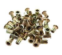 ISTOVO Lot de 50 écrous à riveter M10 / / M8 / M5 / M6 / Tête plate Écrou Rivet Meubles Instrument ()
