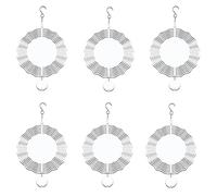 ISTOVO Lot de 6 éoliennes à sublimation à suspendre pour décoration intérieure ou extérieure de jardin 20,3 cm