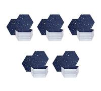 ISTOVO Lot de 60 Panneaux Acoustiques Hexagonaux Starry, Rembourrage Insonorisant, Panneau Insonorisant pour Traitement Acoustique en Studio.