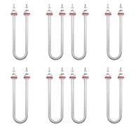 ISTOVO Lot de 8 tubes chauffants pour incubateur 200 W ou humidificateur pour nourriture, poulet, animaux de compagnie