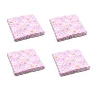 ISTOVO Lot de Carrés Mixtes Batiks en Tissu de Coton, Patchwork, 10 x 10 cm, Paquet de 200