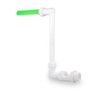 ISTOVO Lumineuse de Piscine, Lumineuse Cascade pour Piscines Hors Sol et Enterrées avec Arroseur Amusant Réglable (B)