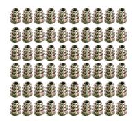 ISTOVO M4x10mm vis a l'interface d'ecrous Insert filete 60pcs pour mobilier en bois