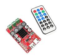 ISTOVO Module de Son Stéréo Numérique TPA3116, Lecteur de Carte TF U-Disk, Amplificateur Audio Bluetooth 2.1, Carte 2x50W Bluetooth pour Récepteur, Radio FM.