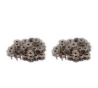 ISTOVO Nouvelles Bobines de Machine à Coudre 80Pcs Inoxydable pour La Classe de Chanteur Domestique 15
